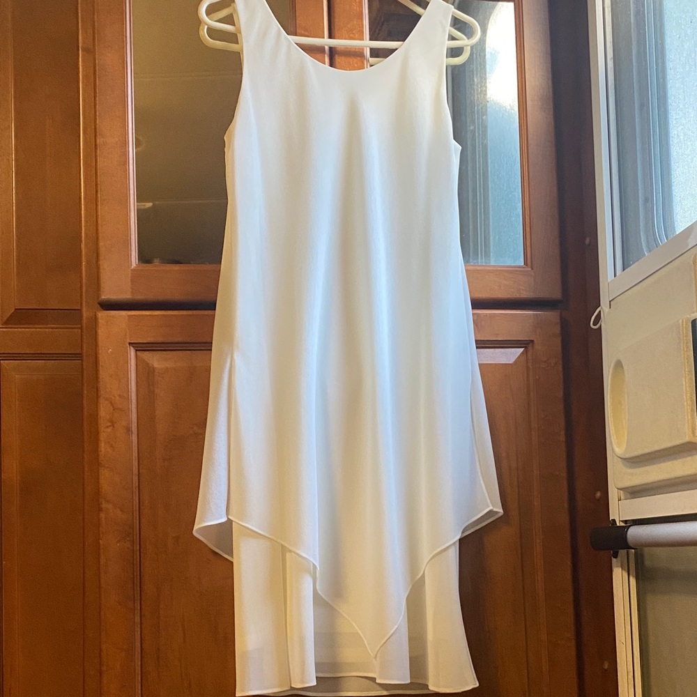Vintage Ursula Elegant Ivory Two-Piece Size 10 Dress Set Summer Wedding